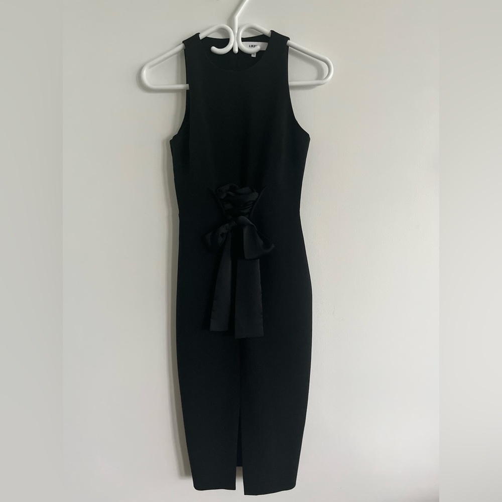 Likely Bodycon Faux-Corset Dress